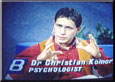 Dr. Komor on the televsion (screen shot)